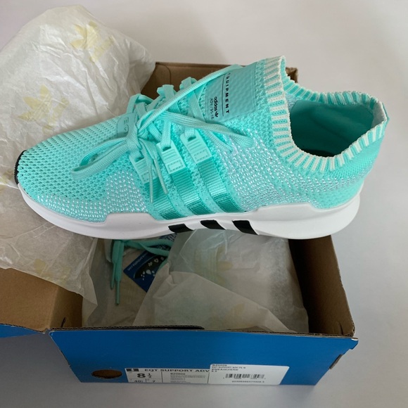 adidas Shoes - Adidas EQT Support ADV Running Sneaker Aqua Black